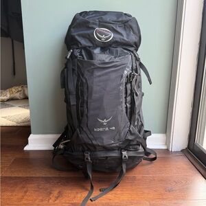 Osprey Pack Kestrel 48L Backpack: Hiking & Travel